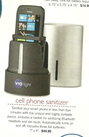 Cell phone sanitizer
