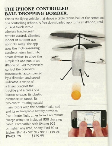 The iPhone Controlled Ball Dropping Bomber