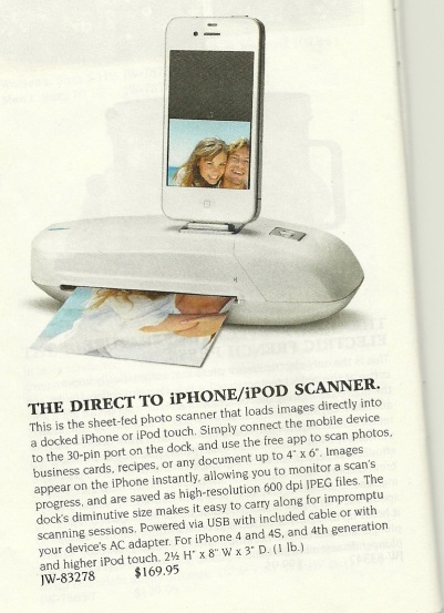 The Direct To iPhone/iPod Scanner